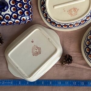 Boleslaweic Polish Pottery Butter Dish